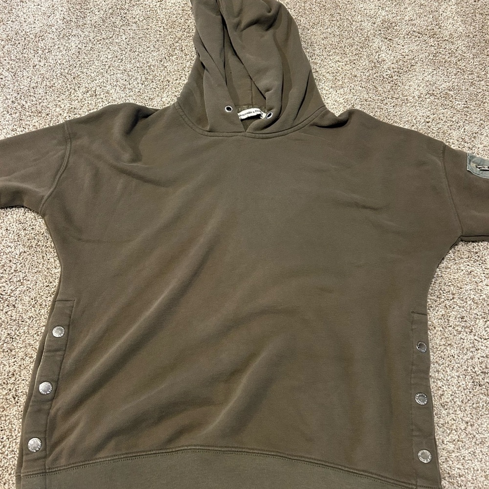 Abercrombie & Fitch Olive Hoodie